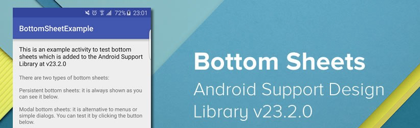Bottom Sheets in Android